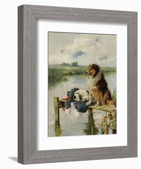 On Duty-Philip Eustace Stretton-Framed Giclee Print