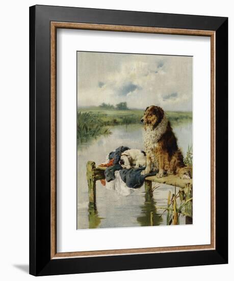 On Duty-Philip Eustace Stretton-Framed Giclee Print