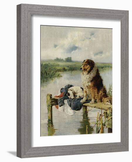 On Duty-Philip Eustace Stretton-Framed Giclee Print