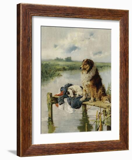 On Duty-Philip Eustace Stretton-Framed Giclee Print