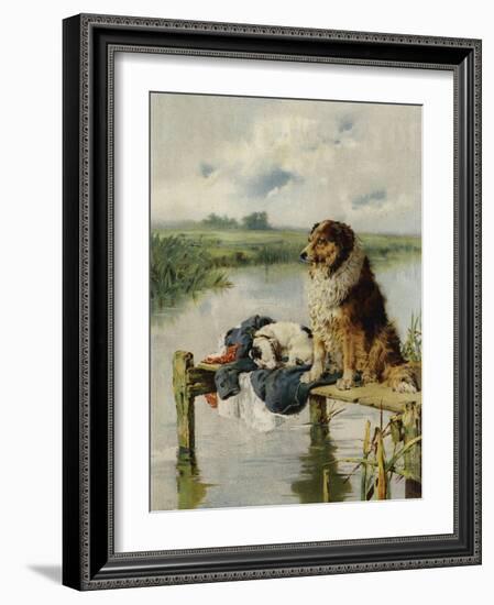 On Duty-Philip Eustace Stretton-Framed Giclee Print