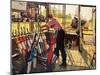 On Early Shift,-Terence Cuneo-Mounted Giclee Print