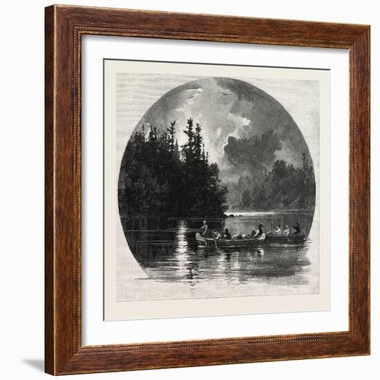 On French River, Canada, Nineteenth Century-null-Framed Giclee Print