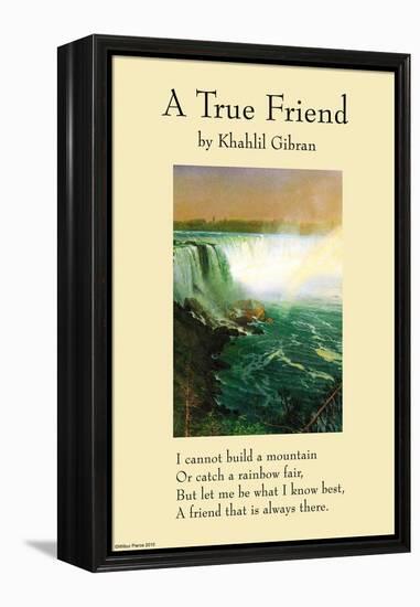 On Friendship - a True Friend From the Prophet-null-Framed Stretched Canvas