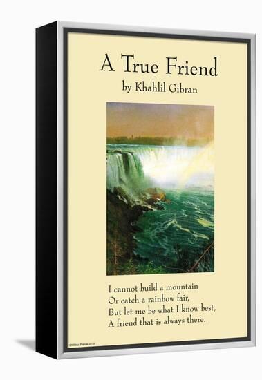 On Friendship - a True Friend From the Prophet-null-Framed Stretched Canvas