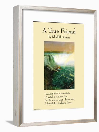 On Friendship - a True Friend From the Prophet-null-Framed Art Print