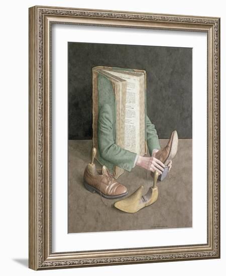 On Going on a Journey, 2004-Jonathan Wolstenholme-Framed Giclee Print