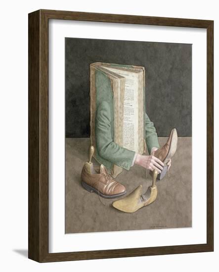 On Going on a Journey, 2004-Jonathan Wolstenholme-Framed Giclee Print