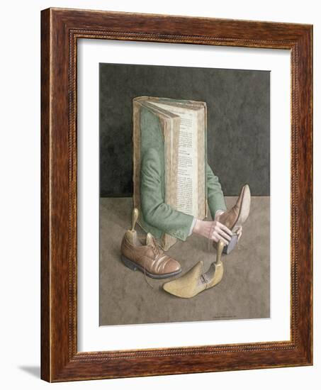 On Going on a Journey, 2004-Jonathan Wolstenholme-Framed Giclee Print