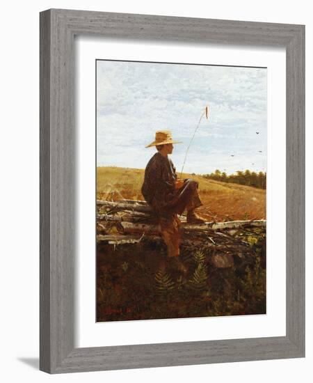 On Guard, 1864-Winslow Homer-Framed Giclee Print