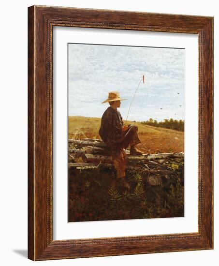 On Guard, 1864-Winslow Homer-Framed Giclee Print