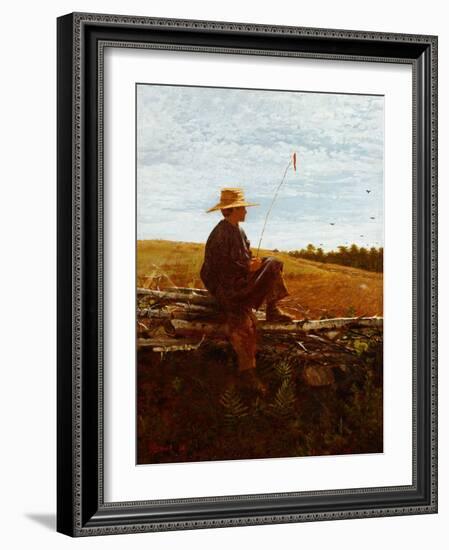 On Guard, 1864-Winslow Homer-Framed Giclee Print