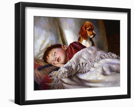 On Guard-Jim Daly-Framed Art Print