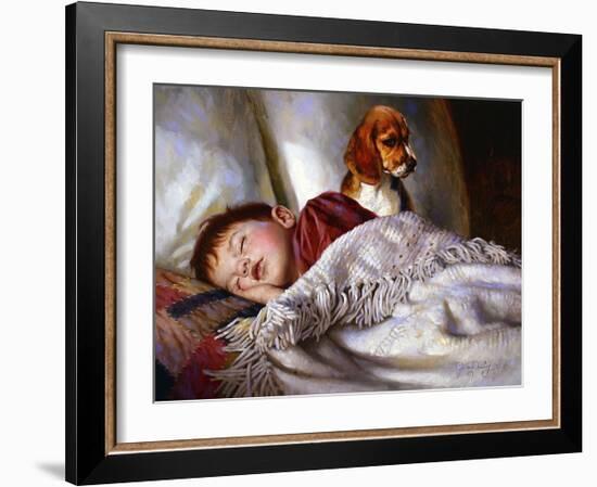 On Guard-Jim Daly-Framed Art Print