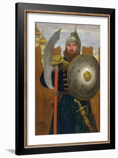 On Guard-Viktor Mikhaylovich Vasnetsov-Framed Giclee Print