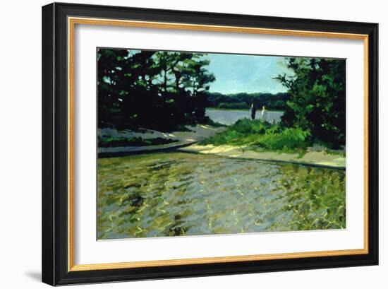 On Gull Pond-Sarah Butterfield-Framed Giclee Print