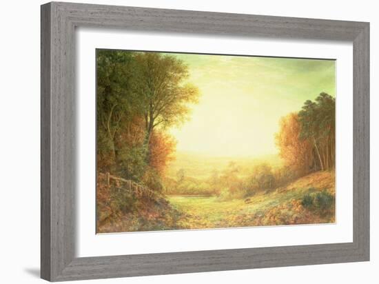 On Hampstead Heath in 1862 or When the Sun in Splendour Fades, 1862-John MacWhirter-Framed Giclee Print