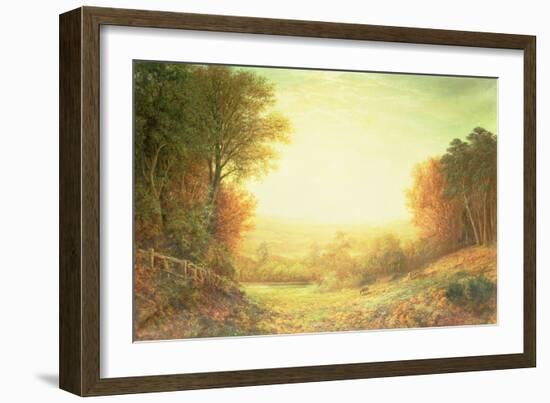 On Hampstead Heath in 1862 or When the Sun in Splendour Fades, 1862-John MacWhirter-Framed Giclee Print