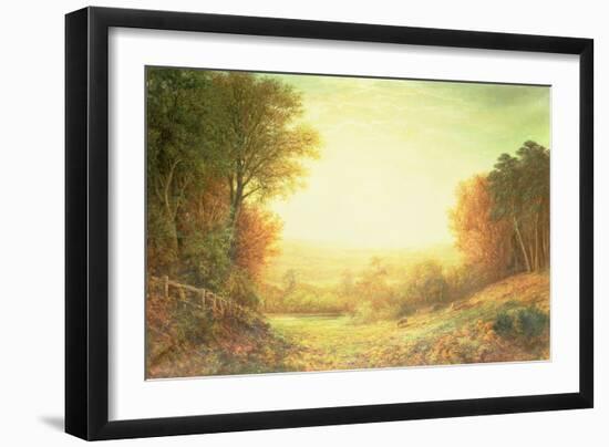 On Hampstead Heath in 1862 or When the Sun in Splendour Fades, 1862-John MacWhirter-Framed Giclee Print