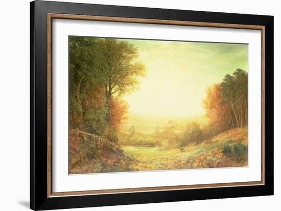 On Hampstead Heath in 1862 or When the Sun in Splendour Fades, 1862-John MacWhirter-Framed Giclee Print