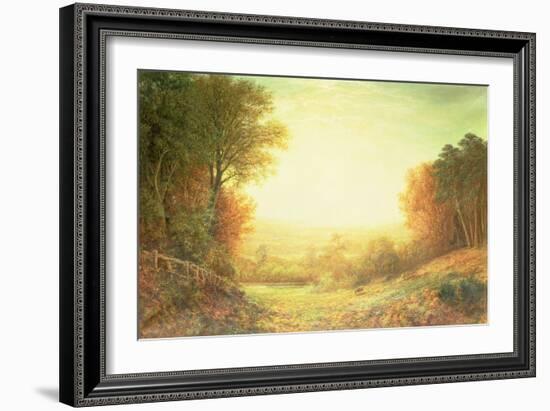 On Hampstead Heath in 1862 or When the Sun in Splendour Fades, 1862-John MacWhirter-Framed Giclee Print