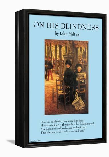 On His Blindness-null-Framed Stretched Canvas