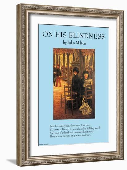 On His Blindness-null-Framed Premium Giclee Print