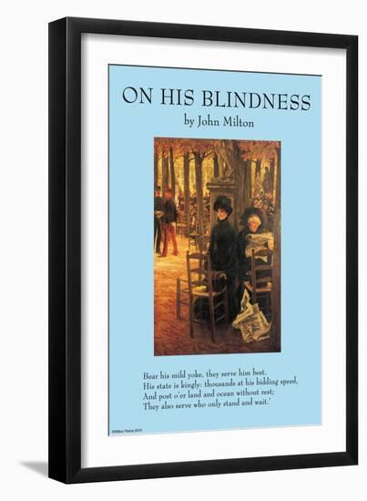 On His Blindness-null-Framed Premium Giclee Print