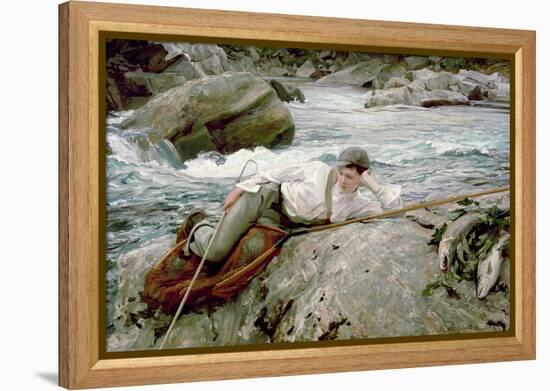 On His Holidays, Norway, 1901-John Singer Sargent-Framed Premier Image Canvas