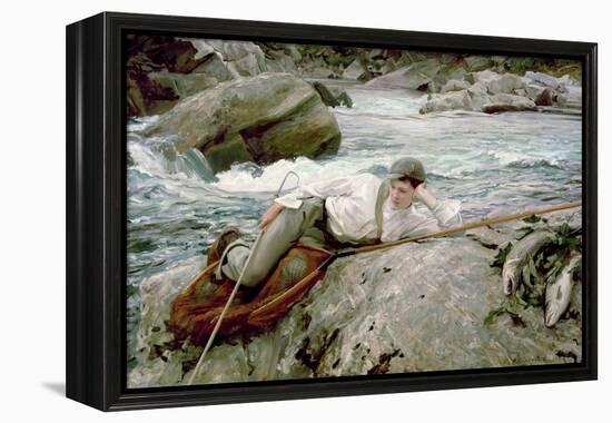 On His Holidays, Norway, 1901-John Singer Sargent-Framed Premier Image Canvas