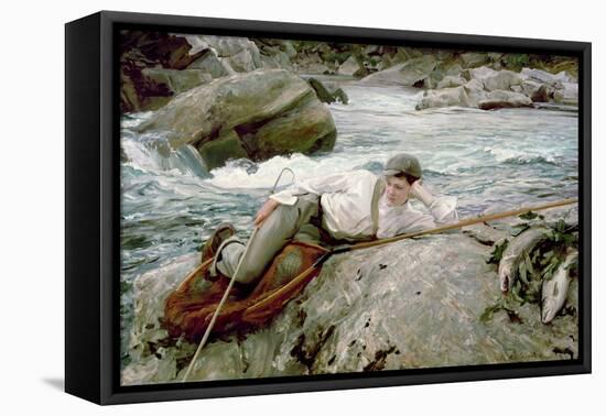 On His Holidays, Norway, 1901-John Singer Sargent-Framed Premier Image Canvas