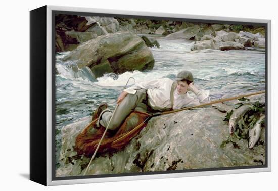 On His Holidays, Norway, 1901-John Singer Sargent-Framed Premier Image Canvas