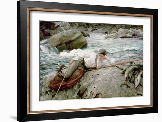 On His Holidays, Norway, 1901-John Singer Sargent-Framed Premium Giclee Print