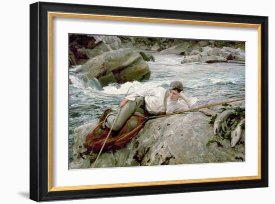 On His Holidays, Norway, 1901-John Singer Sargent-Framed Premium Giclee Print