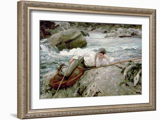 On His Holidays, Norway, 1901-John Singer Sargent-Framed Giclee Print