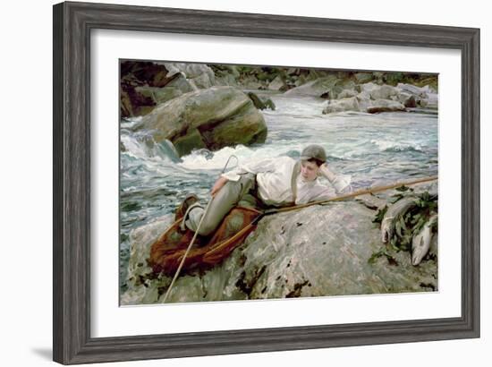 On His Holidays, Norway, 1901-John Singer Sargent-Framed Giclee Print