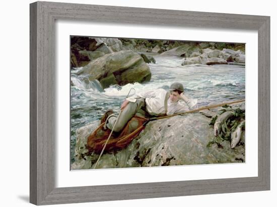 On His Holidays, Norway, 1901-John Singer Sargent-Framed Giclee Print