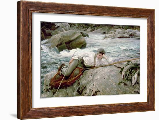 On His Holidays, Norway, 1901-John Singer Sargent-Framed Giclee Print