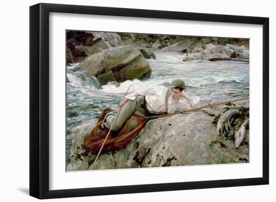 On His Holidays, Norway, 1901-John Singer Sargent-Framed Giclee Print