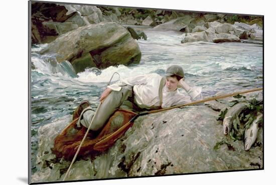 On His Holidays, Norway, 1901-John Singer Sargent-Mounted Giclee Print