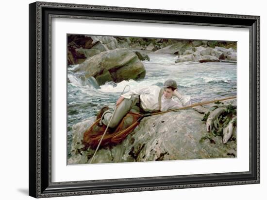 On His Holidays, Norway, 1901-John Singer Sargent-Framed Giclee Print