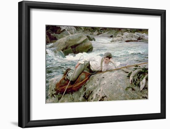 On His Holidays, Norway, 1901-John Singer Sargent-Framed Giclee Print