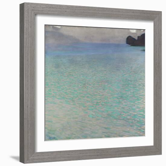 On Lake Attersee, 1900-Gustav Klimt-Framed Giclee Print