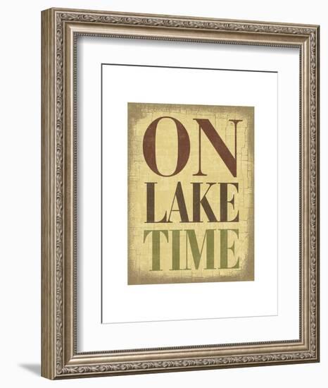 On Lake Time-Sparx Studio-Framed Art Print