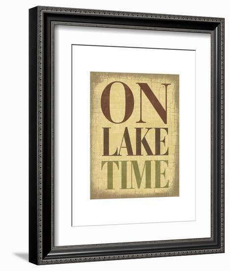 On Lake Time-Sparx Studio-Framed Art Print