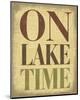 On Lake Time-Sparx Studio-Mounted Giclee Print