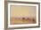 On Lancaster Sands, Sunset (Crossing Lancaster Sands) C.1835-David Cox-Framed Giclee Print