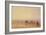 On Lancaster Sands, Sunset (Crossing Lancaster Sands) C.1835-David Cox-Framed Giclee Print