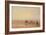 On Lancaster Sands, Sunset (Crossing Lancaster Sands) C.1835-David Cox-Framed Giclee Print