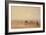 On Lancaster Sands, Sunset (Crossing Lancaster Sands) C.1835-David Cox-Framed Giclee Print